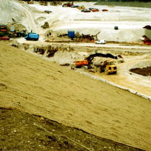 Soil saver erosion control geotextile matting